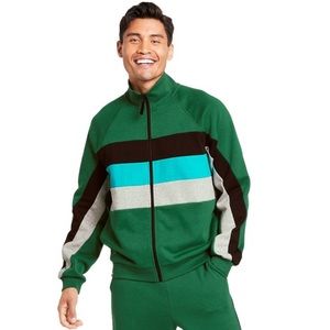 🆕 Lego x Target Men Color Block Stripe Zip Up Track Jacket Medium